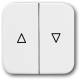 Busch Jaeger 2CKA001713A0163 Busch-Jaeger rocker switch for blinds, alpine white 2504-214 Reflex SI