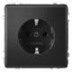 Merten MEG2300-7214 SCHUKO socket BRS StK anthracite AQUADESIGN