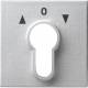 Gira 066426 aluminum cover 0664 26 for key switch System55