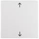 Berker 16201919 Wippe mit Aufdruck Symbol Pfeile S.1/B.1/B.3/B.7 Glas pws matt