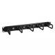 STARTECH.COM Server Rack Cable Management - with Holes - 1U - D-Ring Hooks - Horizontal - Cable Organizer - Cord Management