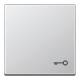 Jung A590TAL Rocker with a door icon A 590 T AL, aluminum