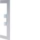 Hager BR65210W7035 Wandanschlussblende Stahl zu BR/A/S 68x210 OT80 mm lichtgrau