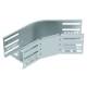 OBO Bettermann 6036200 RB 45 810 FS Bogen 45° für Kabelrinne horizontal