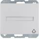 Berker 47527203 Steckdose SCHUKO mit Klappdeckel und Beschriftungsfeld K.5 Alu