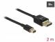 DELOCK Displayport cable miniDP St > DP St 8K 60Hz 2.00m black