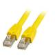 Patchkabel RJ45, CAT8.1 2000Mhz, 0,5m, gelb, S-STP(S/FTP), BC, LSZH,