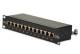 DIGITUS CAT 5e, Class D Patch Panel, 12 port, shielded, black