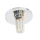Nobile 1755200200 NV-Einbauleuchte C411CH G4 10 W Sternenhimmel chrom