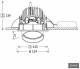 Lts Licht und Leuchten 643499 LTS CSALP 50.2030.50/DALI SILVER CSA EB spotlight LED 27W 830 2620LM DALI 50°