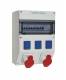 Walther-Werke 6821207 Walther Kunstst.Kombi 63A RCD-A 4MCB-C,2CEE Abg.32A,2Schuko Klemms.K25
