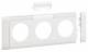 Hager GB080319016 Blende 3f Steckdose zu Oberteil 80mm beschriftbar anreihbar
