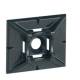 Legrand 032067 Klebesockel selbstklebend 30x25 mm schwarz für Kabelbinder bis B 4,6 mm
