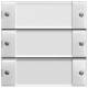 Gira 5333100 3x radio wall transmitter, eNet System 55 pure white plain