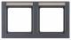Berker 10226086 Rahmen 2fach mit BF waag Q 3 anthrazit
