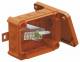 OBO Bettermann 7205740 OBO T100ED 06A cable junction box for functional maintenance, pastel orange 