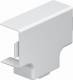 OBO Bettermann 6192491 T piece cover WDK / HT 25040, 25x40mm for WDK trunking pure white