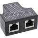 InLine® Cat.5e STP T-Adapter (Port-Doppler), RJ45 Buchse an 2x RJ45 Buchse