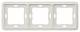 Siemens 5TG1813 DELTA profil Rahmen titanweiß 3fach 222x80mm
