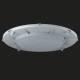 Kaiser 1283-02 mounting housing HaloX 250 front part ceiling outlet D190 mm for in-situ concrete