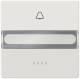 Siemens 5TG71501 5TG7150-1 DELTA style platinmetallische Wippe mit Schild und Fenster Symbole Glocke