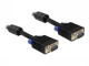 DELOCK VGA-Kabel D-Sub15 -> D-Sub15 St/St 1.00m schwa