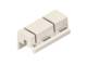 Niedax GKH50W profile holder L50 mm plastic PP RAL 9001 cream white