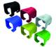 Telegärtner 100001181 color coding clip black RAL9011 for molded RJ45 patch