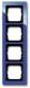 Busch Jaeger 2CKA001754A4354 BJ 1724-288 Abdeckrahmen 4f Busch-axcent blau