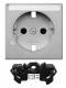 Merten MEG2335-0460 extension set ÜSS for socket aluminum system M