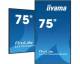 TFT 190,5 cm ( 75 Zoll )/190,5cm iiyama ProLite LH7575UHS-B1AG 24/7 schwarz 16:9
