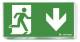 Zumtobel 22166876 Exit sign, ECOSIGN C RZ-1U