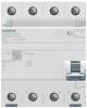 Siemens 5SV33424KK60 5SV3342-4KK60 FI-Schutzschalter 4polig Typ B 25A 30mA 6mA DC Un 400V