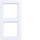 Hager WAD7200WM frame 2-way C.1 light white matte