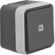 Hager WNC021 push button Webeleuchtet AP W.1 grey