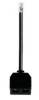 Jabra Phone Cable for Phone - 2 x RJ-11 Female Phone - 1 x RJ-11 Male Phone - Splitter Cable - Black