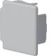 Hager LF4004067035 end piece hfr for LF 40x40mm light gray