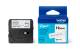 BROTHER 12MM BTAG135 Tape White on Transparent