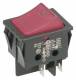 Bachmann 924.099 rocker switch , 3652 series 2-pin S / red