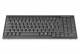 DIGITUS keyboard for TFT consoles black, cable, Swiss
