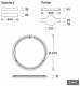 Lts Licht und Leuchten 652911 LTS LTS APP 20.5030.1.1/DALI Appareo Pendelleuchte LED 42W 830 4670LM DALI