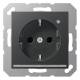 Jung A1520-OANMLNW SCHUKO-Steckdose mit LED-Licht