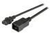 Netzkabel 230V Kaltgeräte IEC-C13(Buchse)/Kaltgeräte IEC-C20(Stecker), 3m, 3x1mm²