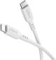 Goobay Silikonkabel USB-C-Silikonkabel, 1,5 m, weiß - 60 W, 3 A, weiches und robustes Ladekabel für USB-C-Geräte