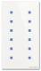 Busch Jaeger 2CKA006300A1563 BJ TB/U12.7.11-CG touch control 12-way Busch-tacteo