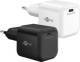 Goobay Single Fast Charger 20 W USB-C PD GaN Schnellladegerät Nano weiß - 1x USB-C-Anschluss (Power Delivery)