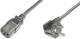 DIGITUS power connection cable, 0.75m, black