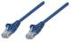 INTELLINET Patchkabel RJ45 U/UTP Cat5e 10m Hebelschutz blau