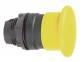 Schneider Electric ZB5AW753 mushroom pushbutton ,, D = 40mm, pilot lights, momentary yellow f.LED