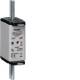 Hager LNH1080MK Sicherungseinsatz NH1C 500 V gG 80 A Kombimelder isol. Lasche